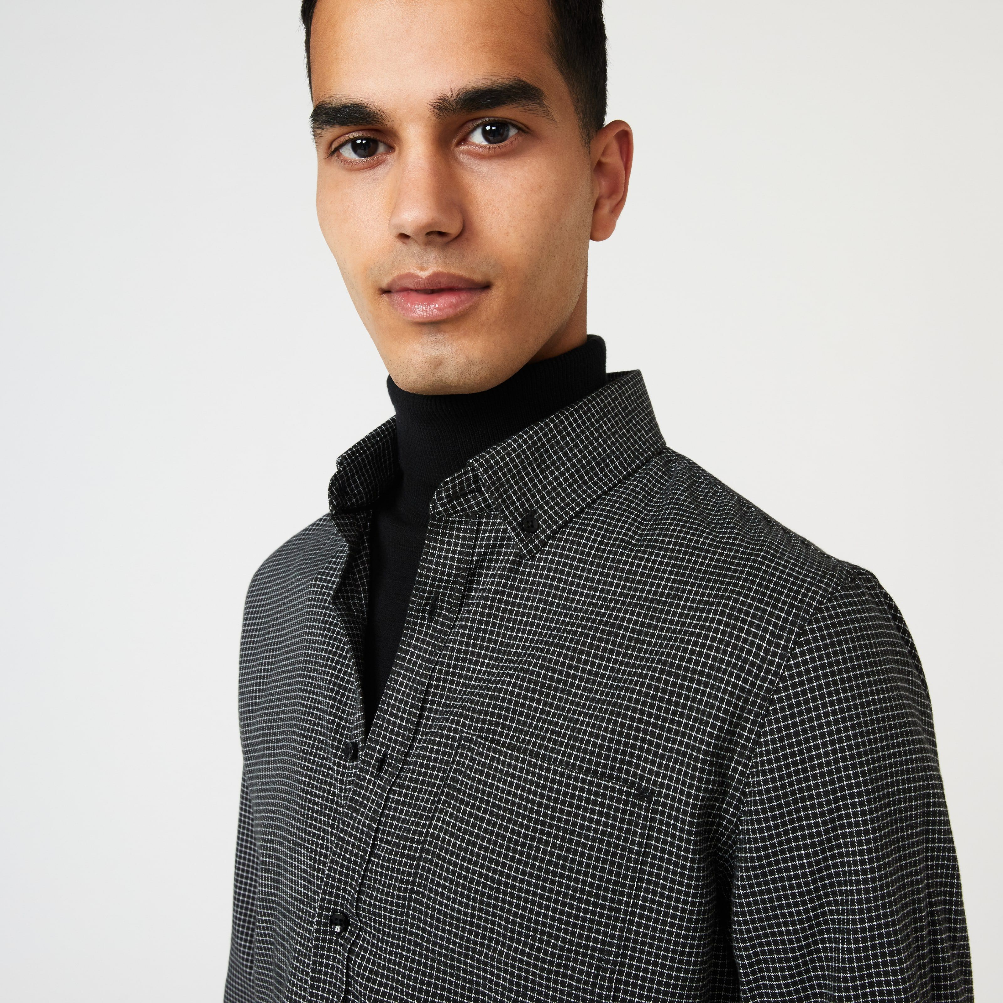 Mono Long Sleeve Shirt Charcoal Shirts Politix